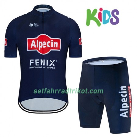 Fahrradbekleidung Radtrikot Kurzarm + Radhose Kurze 2020 Alpecin-Fenix Kinder N001